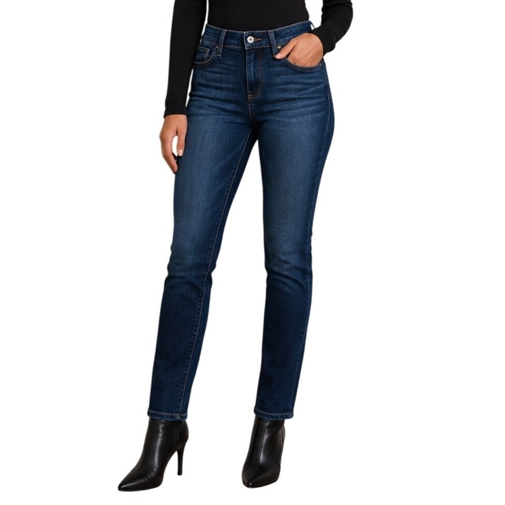 Paige Dark Indigo Wash‎ Mid Rise Skinny Denim Jeans Women's 27